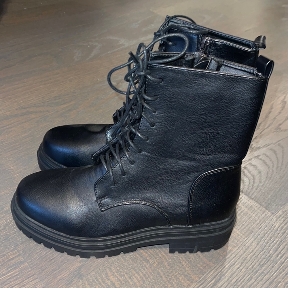 Black Combat Boots